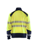 Sweat zippé haute-visibilité Blåkläder 3558 Jaune fluo/Marine Blaklader - 355825283389