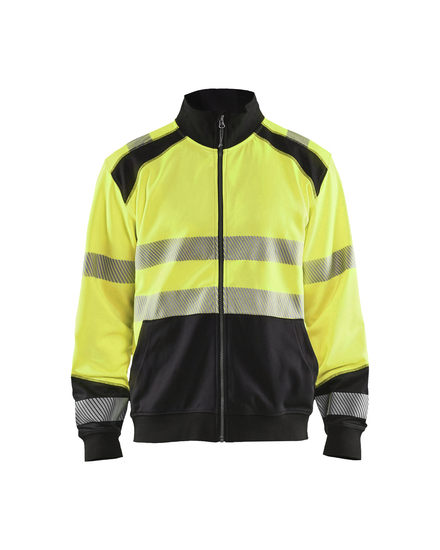 Sweat zippé haute-visibilité Blåkläder 3558 Jaune fluo/Noir Blaklader - 355825283399