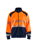 Sweat zippé haute-visibilité Blåkläder 3558 Orange fluo/Marine Blaklader - 355825285389