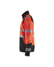 Sweat zippé haute-visibilité Blåkläder 3558 Rouge fluo/Noir Blaklader - 355825285599