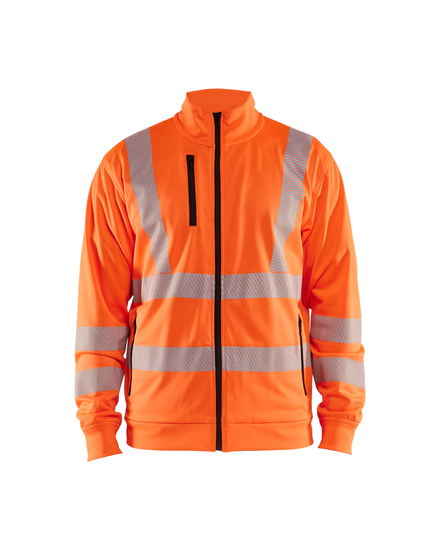 Sweat zippé haute-visibilité Blåkläder 3563 Orange fluo Blaklader - 356325385300