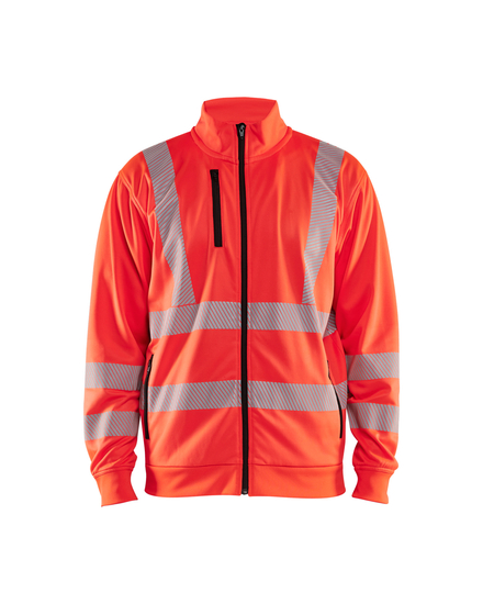 Sweat zippé haute-visibilité Blåkläder 3563 Rouge fluo Blaklader - 356325385500
