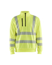 Sweat col zippé haute-visibilité Blåkläder 3564 Jaune fluo Blaklader - 356425383300