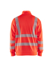 Sweat col zippé haute-visibilité Blåkläder 3564 Rouge fluo Blaklader - 356425385500
