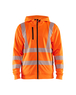 Sweat à capuche zippé haute-visibilité Blåkläder 3565 Orange fluo Blaklader - 356525385300