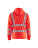 Sweat à capuche zippé haute-visibilité Blåkläder 3565 Rouge fluo Blaklader - 356525385500