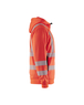 Sweat à capuche zippé haute-visibilité Blåkläder 3565 Rouge fluo Blaklader - 356525385500