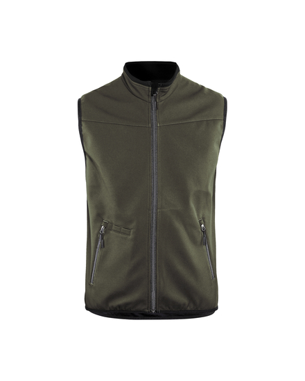 Gilet softshell sans manches +stretch Blåkläder 3850 Vert Kaki/Noir Blaklader - 385025164599