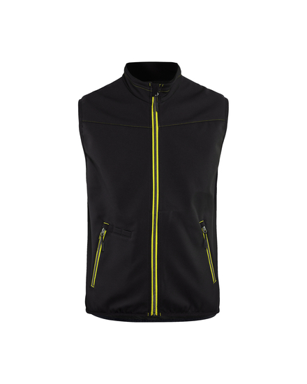Gilet softshell sans manches +stretch Blåkläder 3850 Noir/Jaune fluo Blaklader - 385025169933