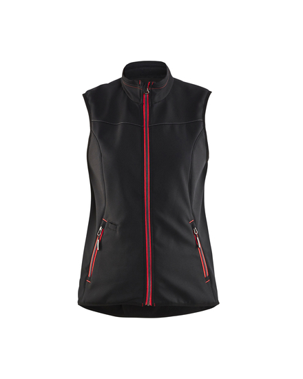 Gilet softshell sans manches femme Blåkläder 3851 Noir/Rouge Blaklader - 385125169956
