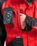 Veste de travail artisan Blåkläder 4063 Rouge/Noir Blaklader - 406318605699