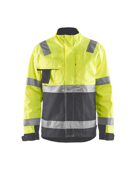 Veste haute-visibilité Blåkläder 4064 Jaune fluo/Gris moyen Blaklader - 406418113396