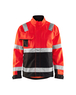 Veste haute-visibilité Blåkläder 4064 Rouge fluo/Noir Blaklader - 406418115599