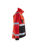 Veste haute-visibilité Blåkläder 4064 Rouge fluo/Noir Blaklader - 406418115599