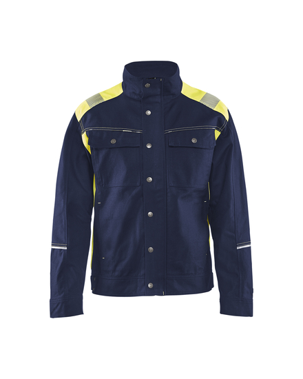 Veste artisan Blåkläder 4095 Marine/Jaune fluo Blaklader - 409513708833