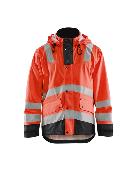 Veste de pluie Blåkläder 4302 Rouge fluo/Noir Blaklader - 430220035599