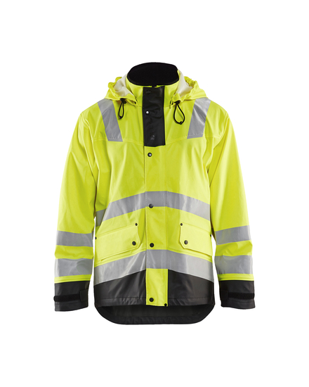 Veste de pluie doublée haute-visibilité niveau 2 Blåkläder 4307 Jaune fluo/Noir Blaklader - 430720033399