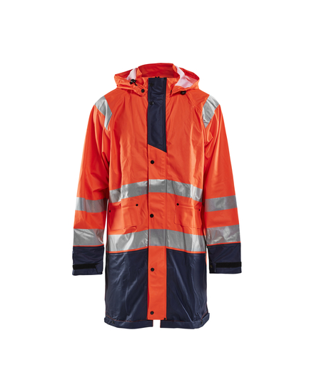 Veste de pluie haute visibilité Blåkläder 4324 Orange fluo/Marine Blaklader - 432420005389