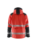 Veste hardshell haute-visibilité Blåkläder 4435 Rouge fluo/Noir Blaklader - 443519875599