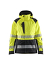 Veste hardshell haute-visibilité femme Blåkläder 4436 Jaune fluo/Noir Blaklader - 443619873399