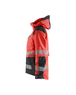 Veste hardshell haute-visibilité femme Blåkläder 4436 Rouge fluo/Noir Blaklader - 443619875599