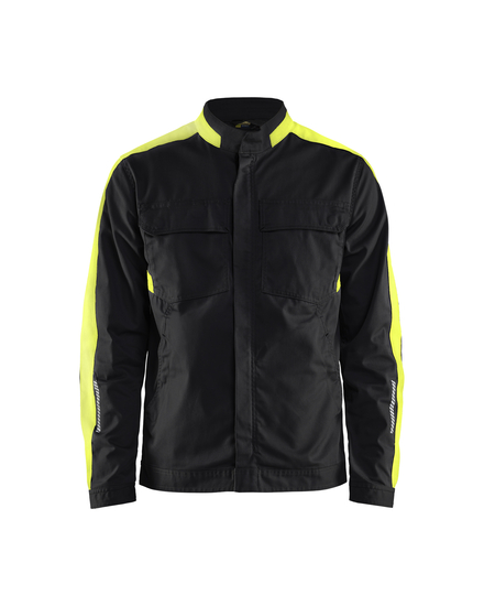 Veste industrie stretch 2D Blåkläder 4444 Noir/Jaune fluo Blaklader - 444418329933