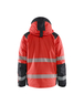 Veste hiver haute-visibilité Blåkläder 4455 Rouge fluo/Noir Blaklader - 445519875599