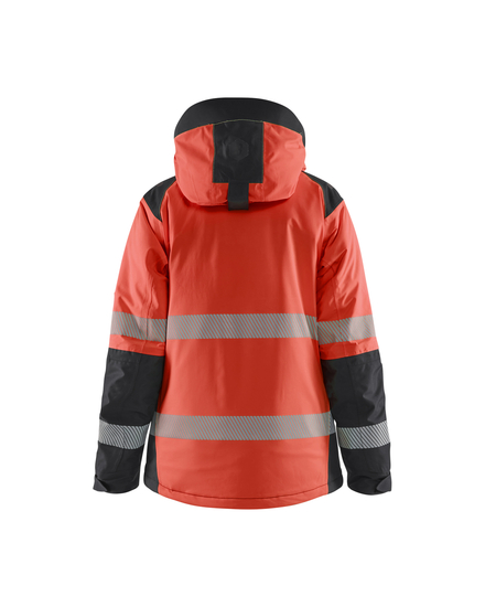 Veste hiver haute-visibilité femme Blåkläder 4456 Rouge fluo/Noir Blaklader - 445619875599