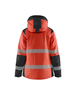 Veste hiver haute-visibilité femme Blåkläder 4456 Rouge fluo/Noir Blaklader - 445619875599