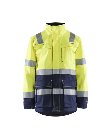 Parka hiver retardant flamme Blåkläder 4467 Jaune fluo/Marine Blaklader - 446715143389