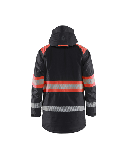 Parka hiver haute-visibilité Blåkläder 4485 Noir/Rouge fluo Blaklader - 448519779955