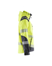 Veste Softshell haute-visibilité Blåkläder 4491 Jaune fluo/Gris moyen Blaklader - 449125133396