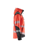 Veste Softshell haute-visibilité Blåkläder 4491 Rouge fluo/Noir Blaklader - 449125135599