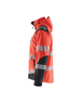 Veste Softshell haute-visibilité Blåkläder 4491 Rouge fluo/Noir Blaklader - 449125135599
