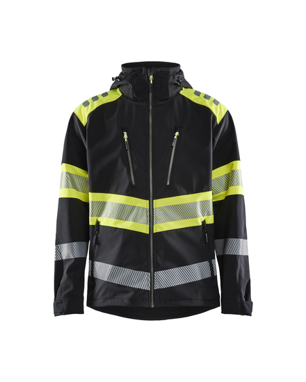 Veste softshell haute visibilité Blåkläder 4494 Noir/Jaune fluo Blaklader - 449425139933