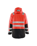 Parka hiver haute-visibilité Blåkläder 4495 Rouge fluo/Noir Blaklader - 449519875599