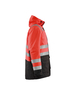 Parka hiver haute-visibilité Blåkläder 4495 Rouge fluo/Noir Blaklader - 449519875599