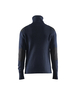 Sweat en laine col zippé Blåkläder 4630 Marine foncé/Jaune Blaklader - 463010718635
