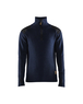 Sweat en laine col zippé Blåkläder 4630 Marine foncé/Gris foncé Blaklader - 463010718698