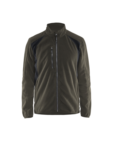 Veste micropolaire Blåkläder 4730 Vert Kaki/Noir Blaklader - 473025104599