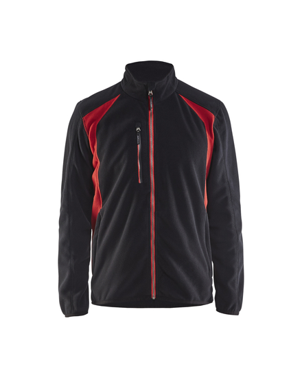 Veste micropolaire Blåkläder 4730 Noir/Rouge Blaklader - 473025109956