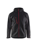 Veste Softshell à capuche Blåkläder 4753 Noir/Rouge Blaklader - 475325169956