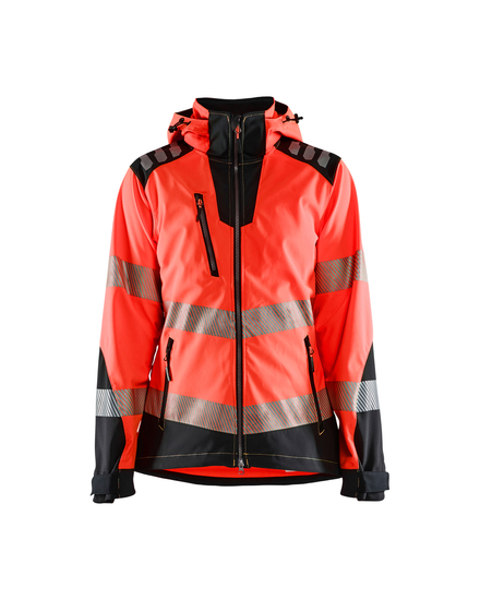 Veste softshell haute-visibilité femme Blåkläder 4791 Rouge fluo/Noir Blaklader - 479125135599