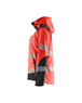 Veste softshell haute-visibilité femme Blåkläder 4791 Rouge fluo/Noir Blaklader - 479125135599