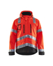 Veste haute-visibilité Blåkläder 4837 Rouge fluo/Noir Blaklader - 483719775599