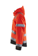 Veste haute-visibilité Blåkläder 4837 Rouge fluo/Noir Blaklader - 483719775599