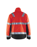 Veste hiver haute-visibilité Blåkläder 4862 Rouge fluo/Noir Blaklader - 486218115599