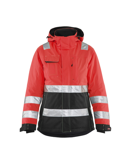 Veste doublée haute-visibilité femme Blåkläder 4872 Rouge fluo/Noir Blaklader - 487219875599