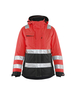 Veste doublée haute-visibilité femme Blåkläder 4872 Rouge fluo/Noir Blaklader - 487219875599
