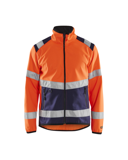 Veste softshell Haute-visibilité Blåkläder 4877 Orange fluo/Marine Blaklader - 487725165389